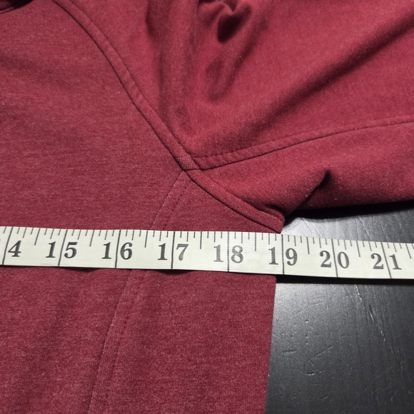 Lululemon Take Ten Full Zip Hoodie Rosewood Red Size L - Picture 7 of 13
